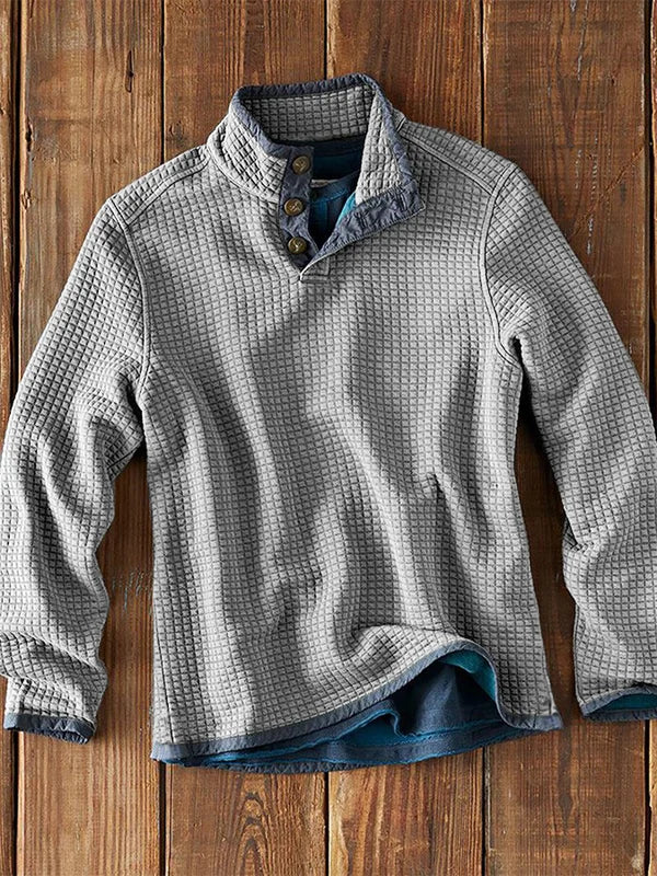 Stylish Long Sleeve Collar Tee Shirt