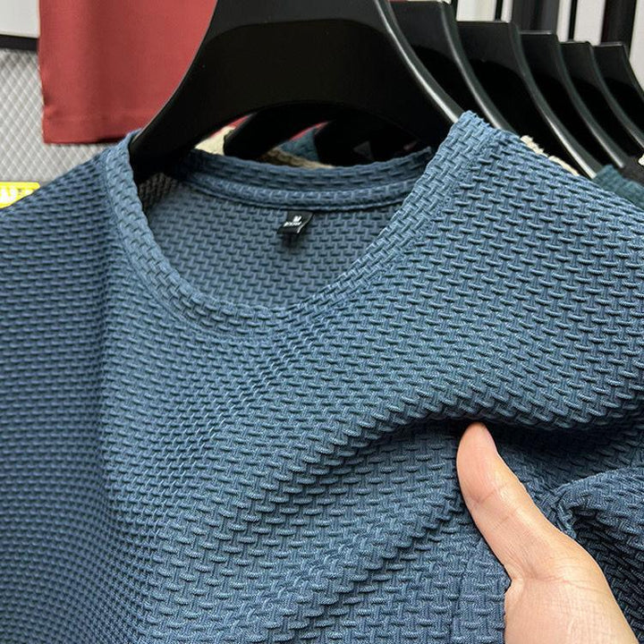 Summer-Ready Mesh Round T-Shirt for Ultimate Breathability