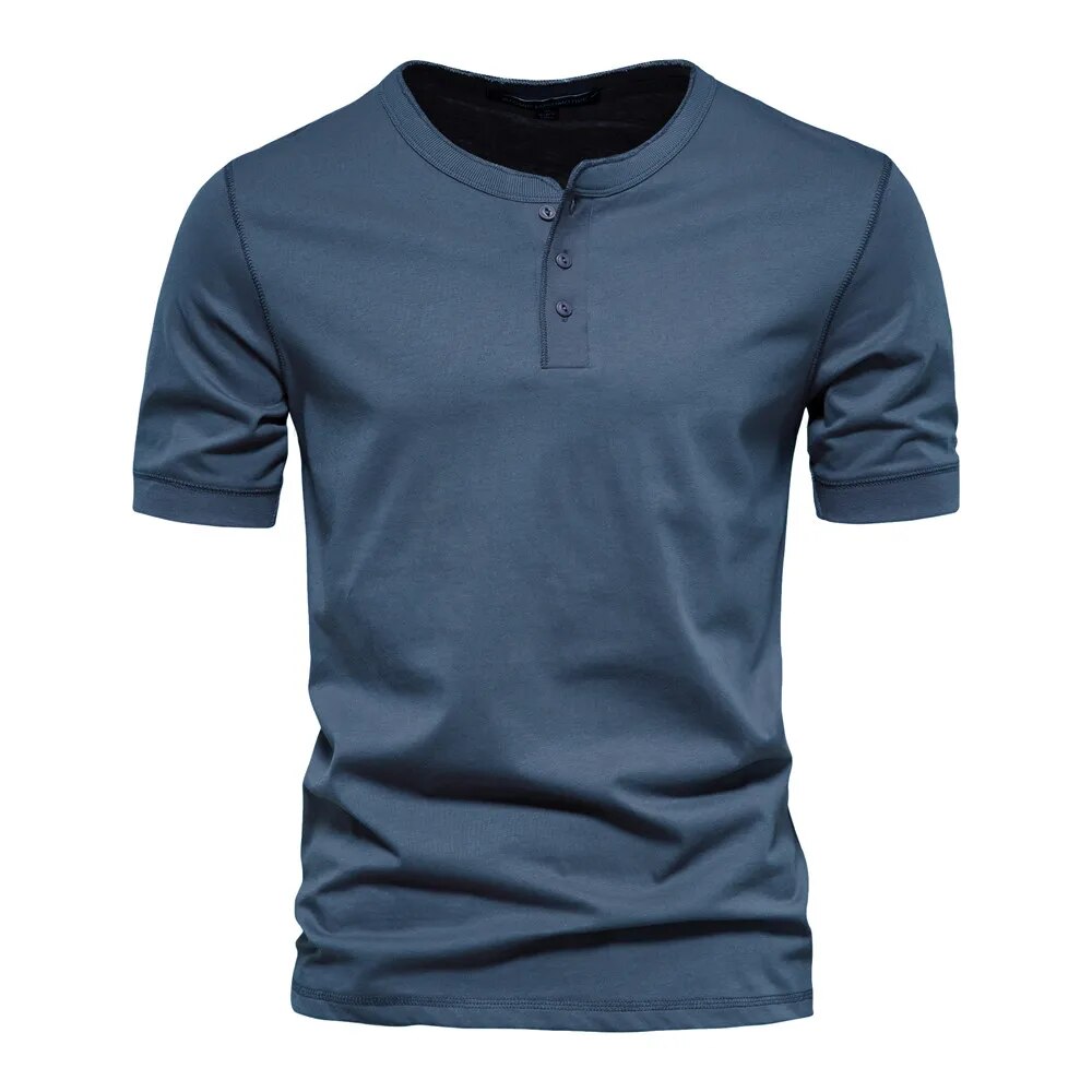 Chic Men’s Cotton Collared T-Shirt – Perfect Blend of Comfort and Style