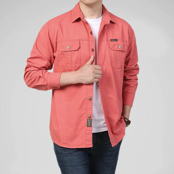 Adventure-Ready Cargo Shirt for the Outdoors