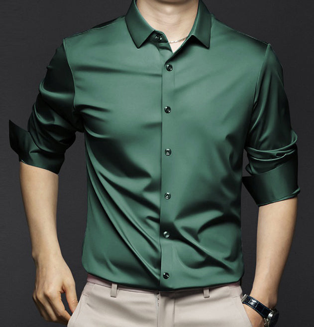 Wrinkle-Free Men's Dress Shirt