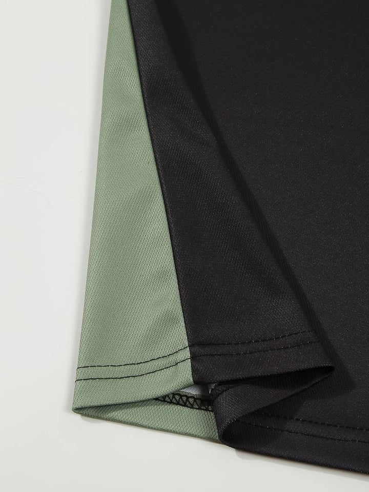 Stylish Striped Short Sleeve Polo Shirt for Men - Perfect for Casual Outings!