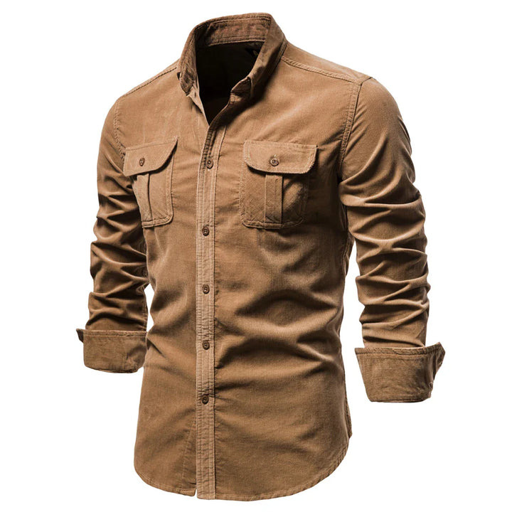 Classic Single-Breasted Men's Dress Shirt