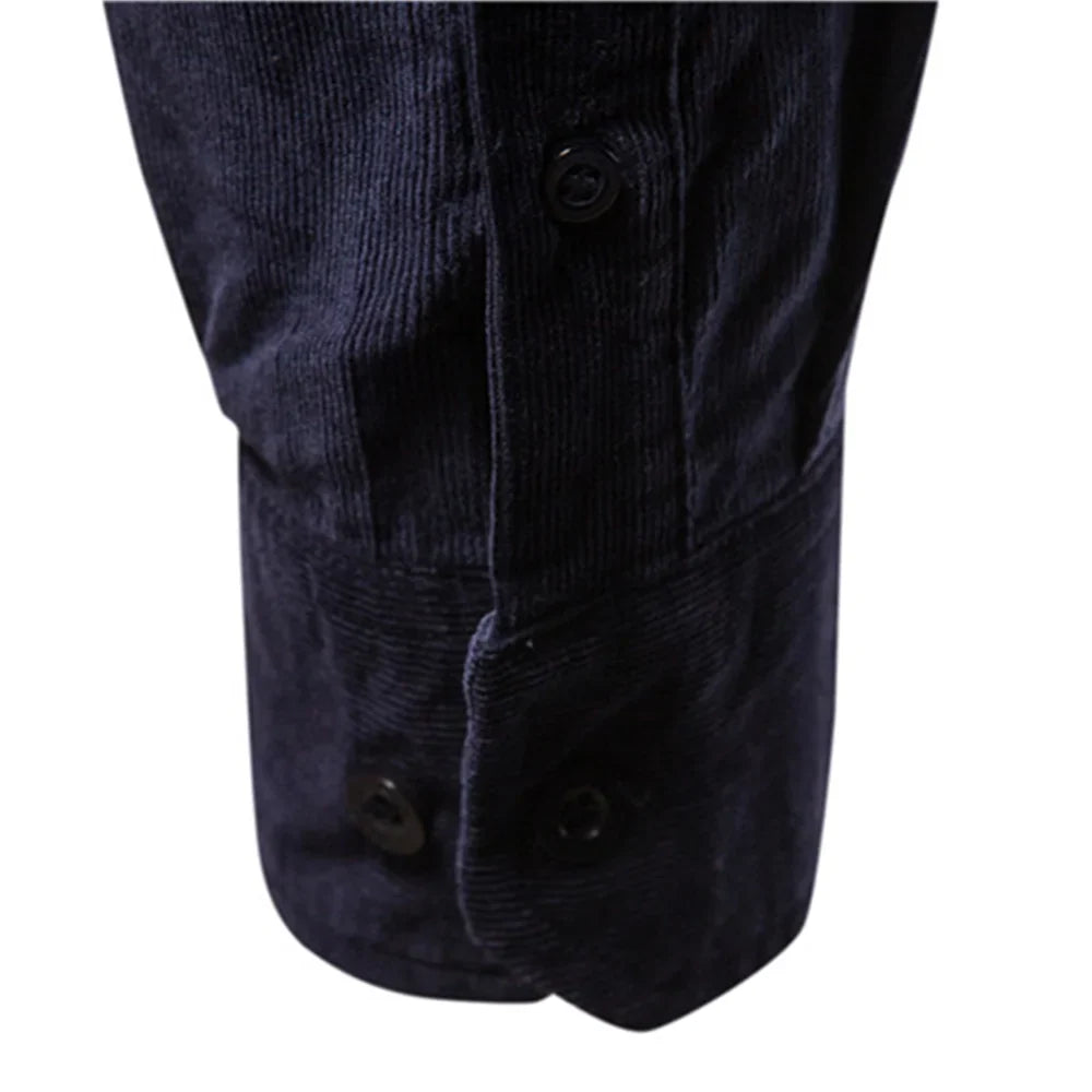 Classic Single-Breasted Men's Dress Shirt
