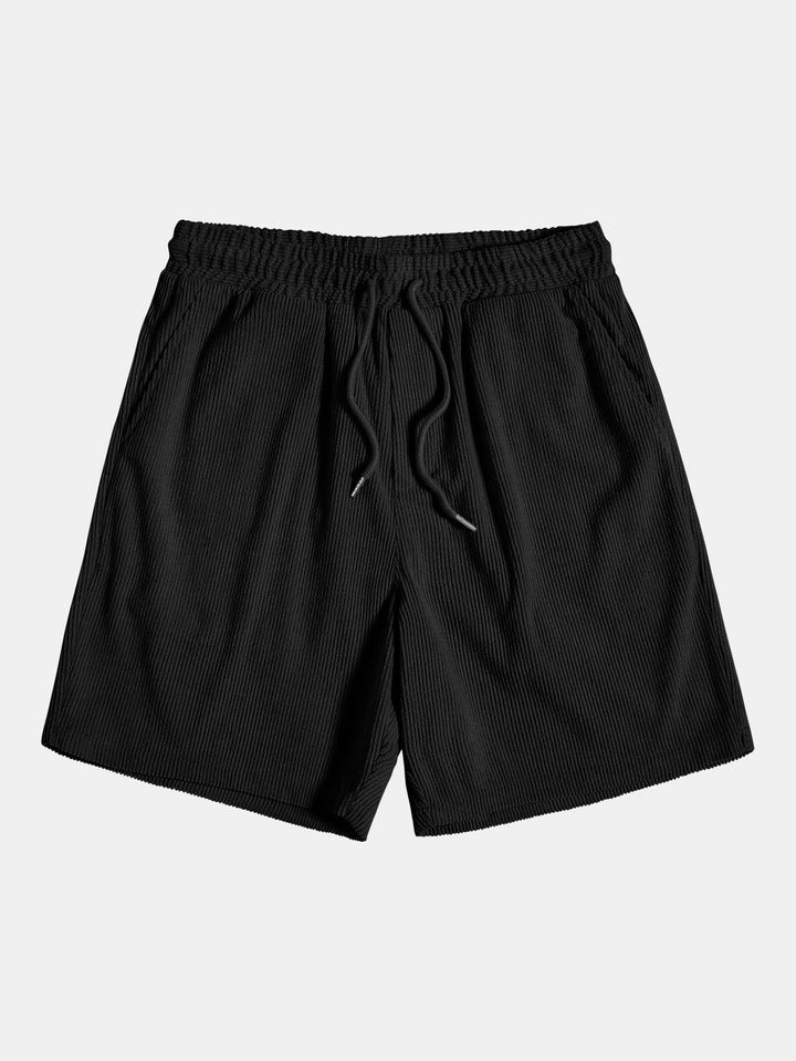 Short Sleeve Corduroy Polo Shirt & Corduroy Shorts
