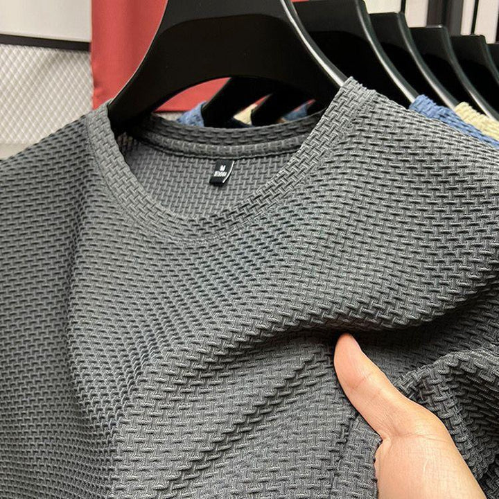 Summer-Ready Mesh Round T-Shirt for Ultimate Breathability