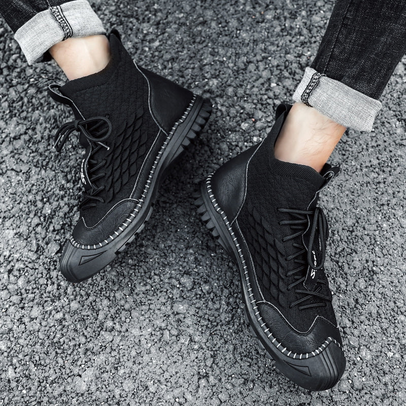 Structured ankle boots with side zip detail