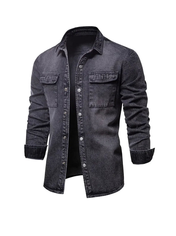 Stylish Men's Denim Shirt for a Classic Look