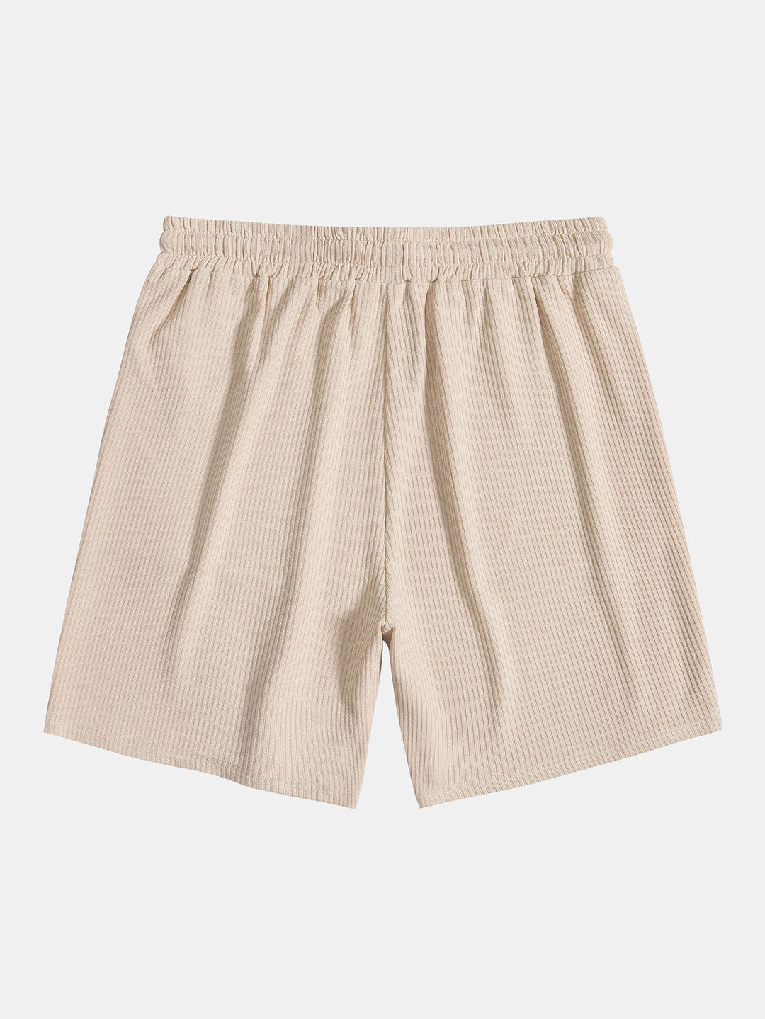Knitted Ribbed Zip Polo & Shorts