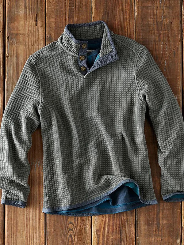 Stylish Long Sleeve Collar Tee Shirt