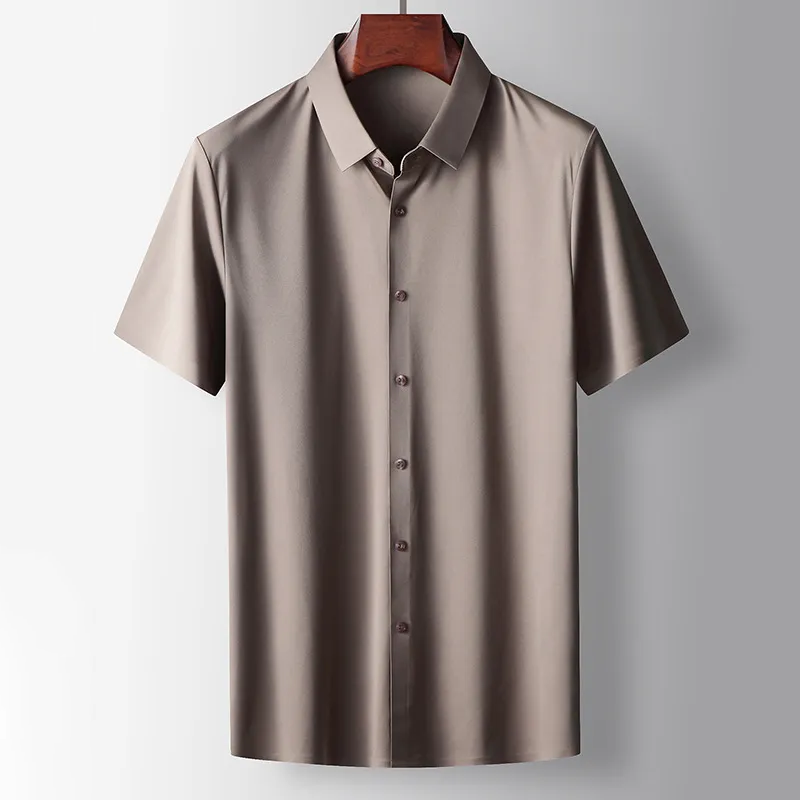 Effortlessly Chic Silk Button-Up Shirt