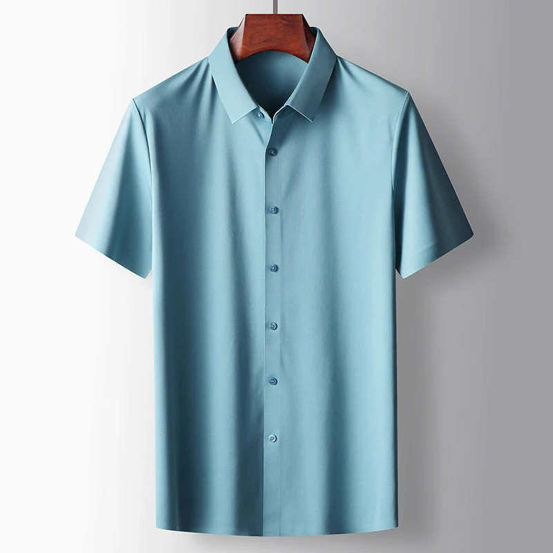 Effortlessly Chic Silk Button-Up Shirt