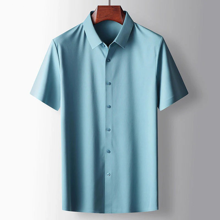 Effortlessly Chic Silk Button-Up Shirt