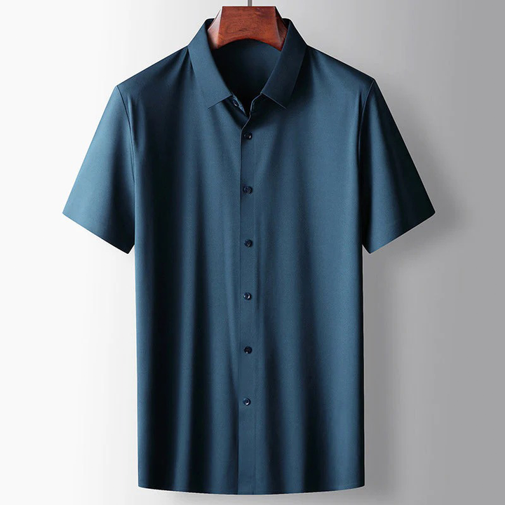Effortlessly Chic Silk Button-Up Shirt