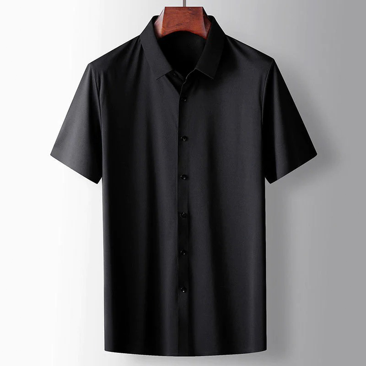 Effortlessly Chic Silk Button-Up Shirt
