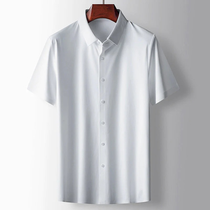 Effortlessly Chic Silk Button-Up Shirt
