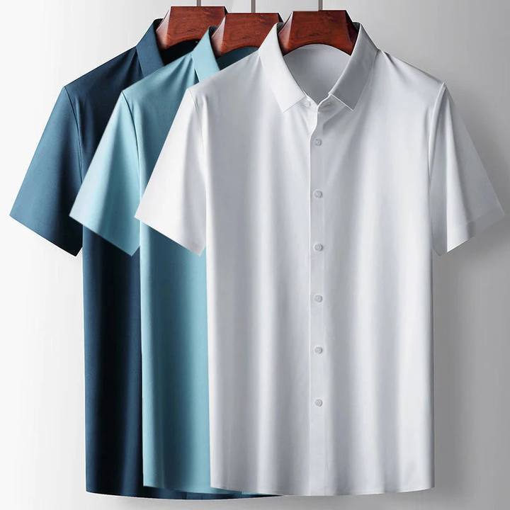 Effortlessly Chic Silk Button-Up Shirt