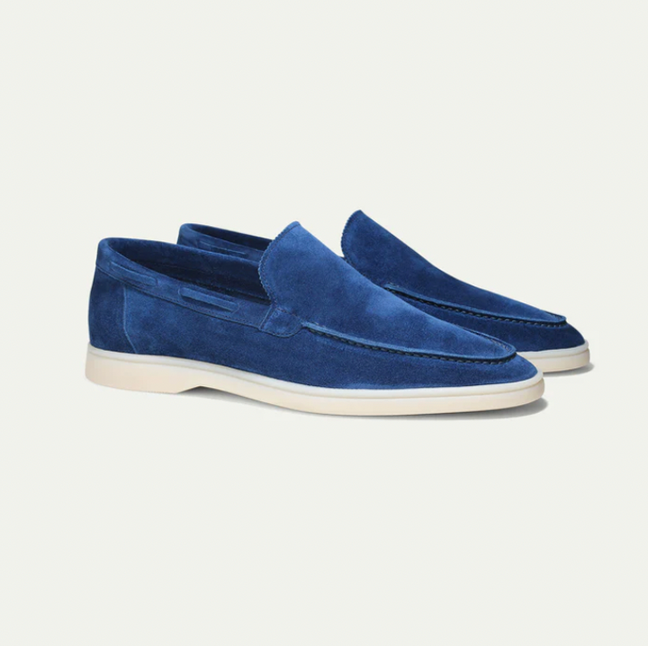 Classic men's suede loafers