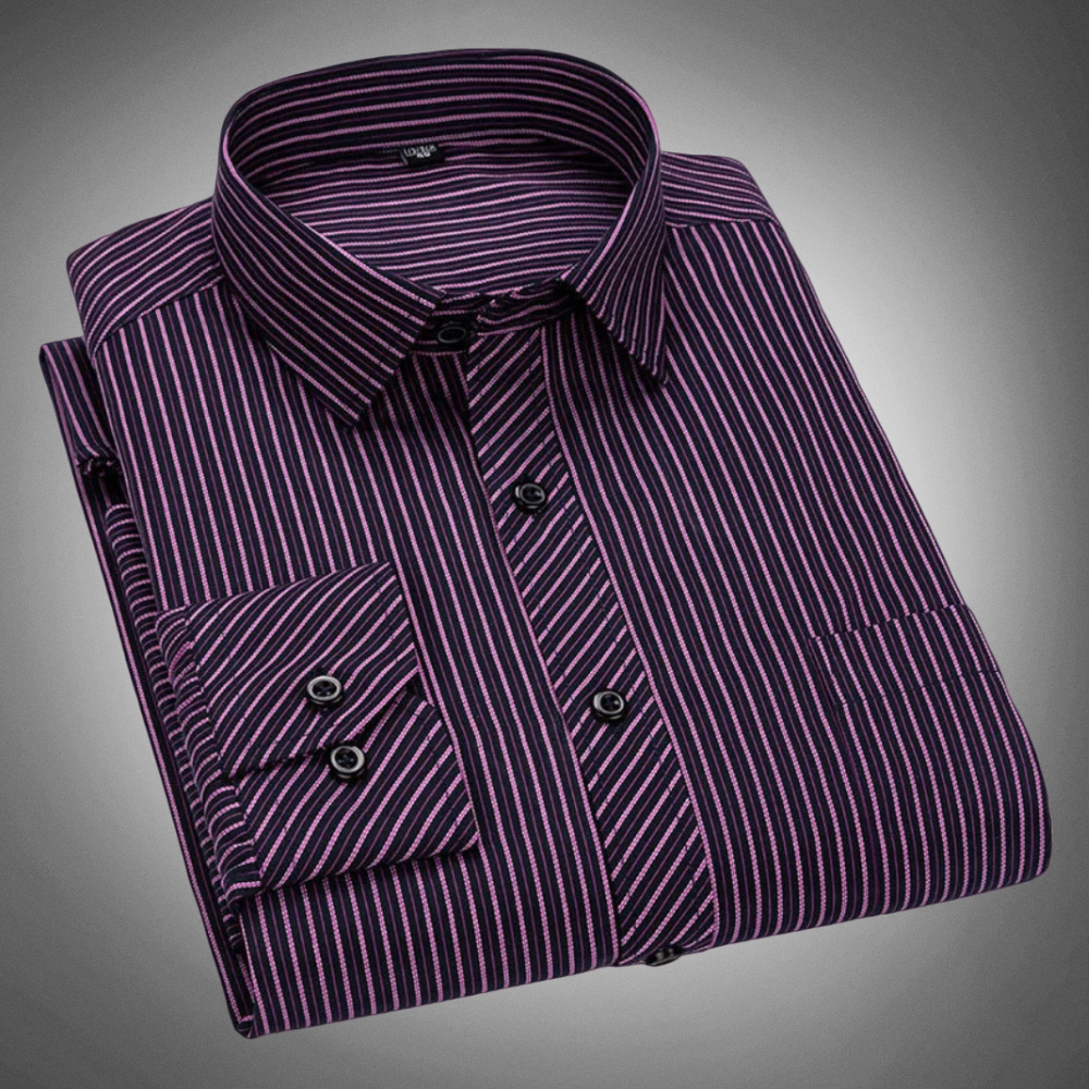 Chic Striped Dress Shirt for Effortless Style