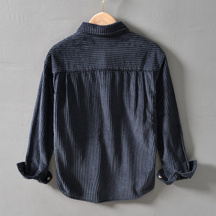 Vintage-Inspired Corduroy Overshirt