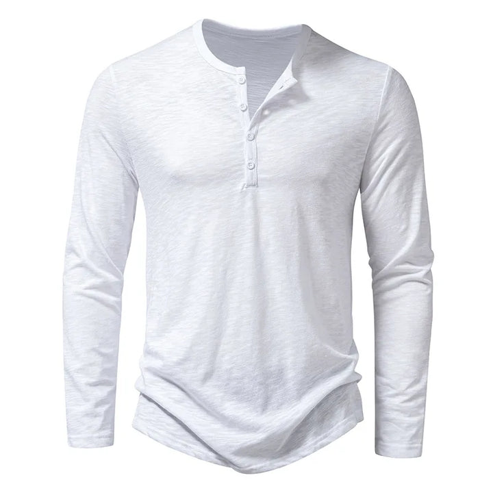 Stylish Men's Henley Shirt - Perfect Blend of Comfort and Sophistication!