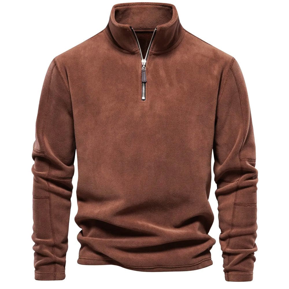 Cozy Luxe Fleece Velour Sweater