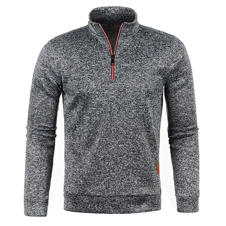 Stylish Men's Half-Zip Pullover Sweater