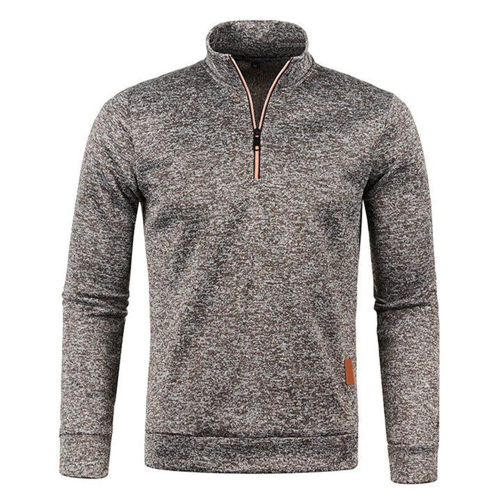 Stylish Men's Half-Zip Pullover Sweater