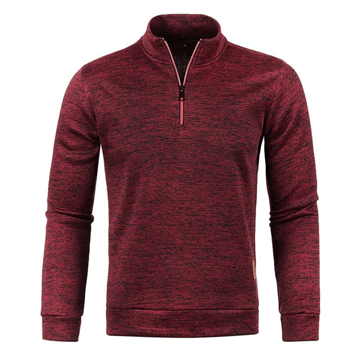 Stylish Men's Half-Zip Pullover Sweater