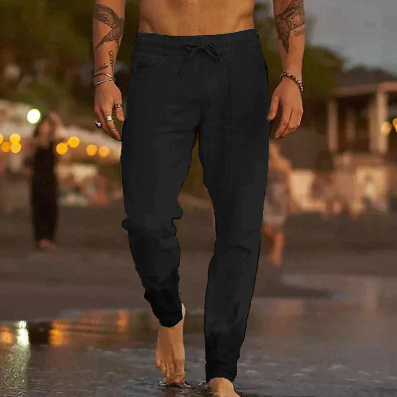 Rafael Men's Stylish Linen Trousers