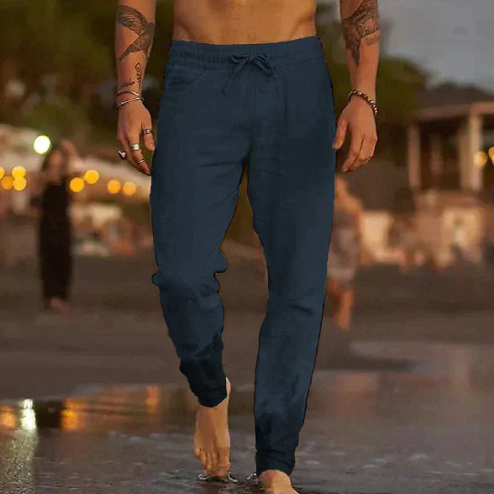 Rafael Men's Stylish Linen Trousers