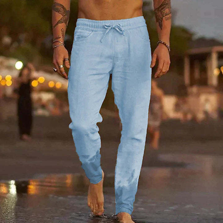 Rafael Men's Stylish Linen Trousers