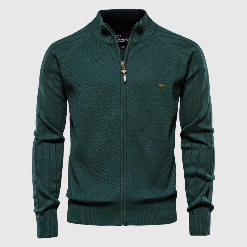 Zip-Up Stylish Pullover for Effortless Comfort