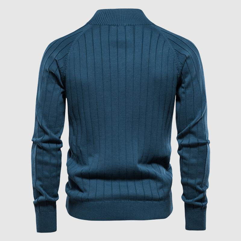 Zip-Up Stylish Pullover for Effortless Comfort