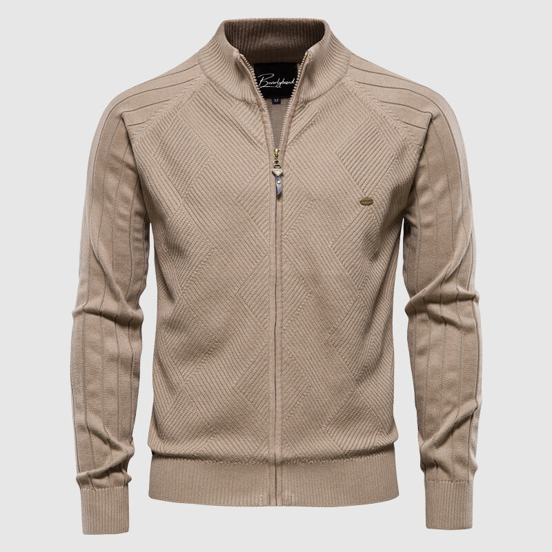 Zip-Up Stylish Pullover for Effortless Comfort