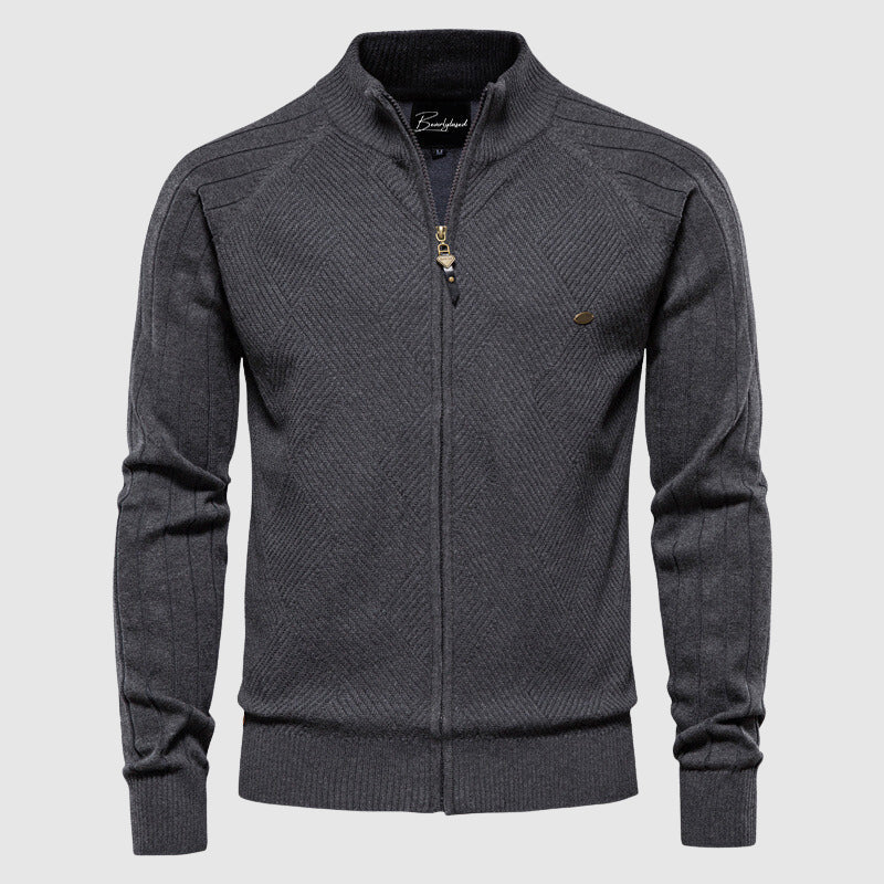 Zip-Up Stylish Pullover for Effortless Comfort