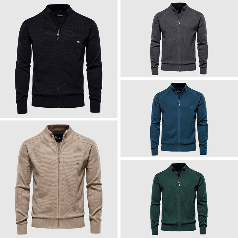 Zip-Up Stylish Pullover for Effortless Comfort