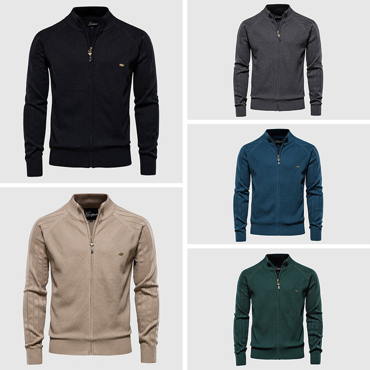 Zip-Up Stylish Pullover for Effortless Comfort
