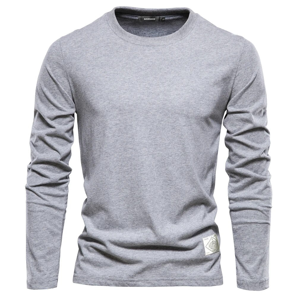 Stylish Long-Sleeved O-Neck T-Shirt for Ultimate Comfort