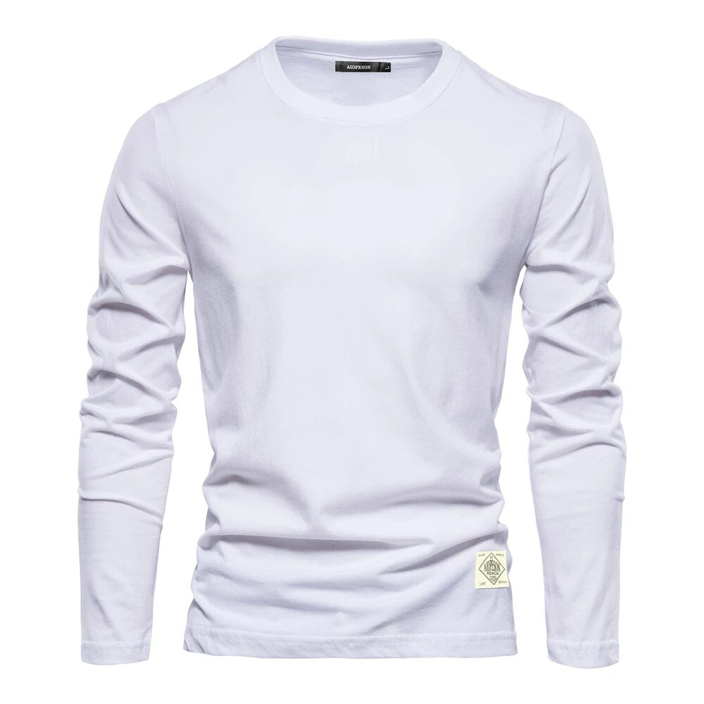 Stylish Long-Sleeved O-Neck T-Shirt for Ultimate Comfort
