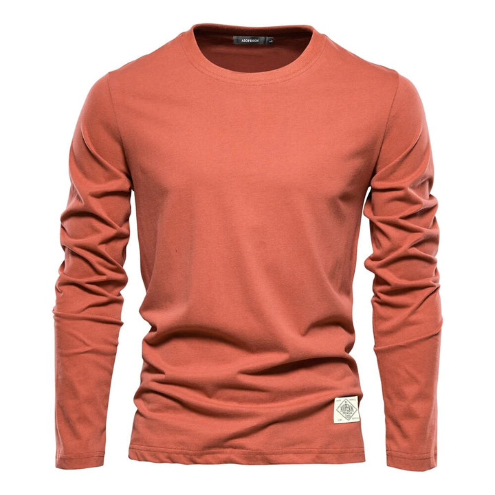 Stylish Long-Sleeved O-Neck T-Shirt for Ultimate Comfort