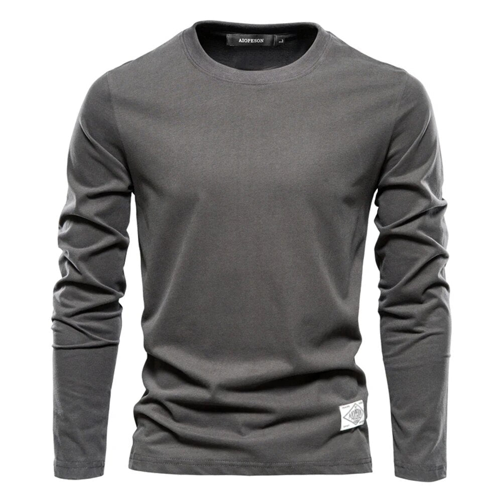 Stylish Long-Sleeved O-Neck T-Shirt for Ultimate Comfort
