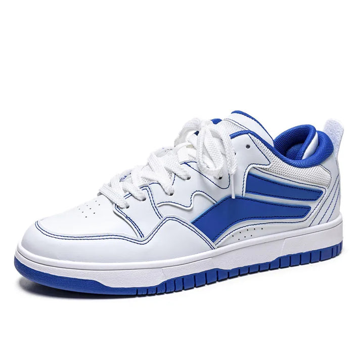 Retro low-top trainers with contrasting details