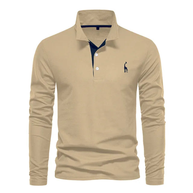Ultimate Comfort Long Sleeve Polo Shirt