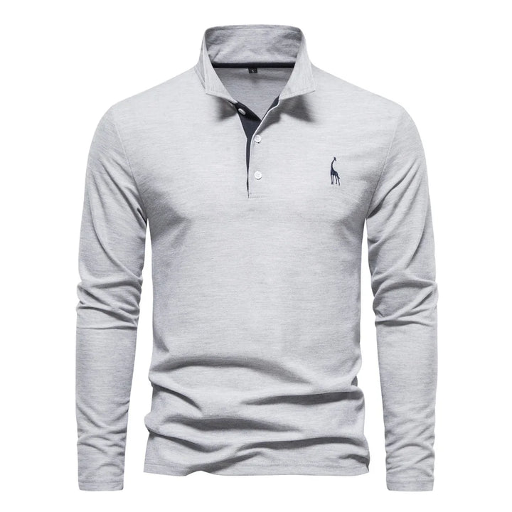 Ultimate Comfort Long Sleeve Polo Shirt