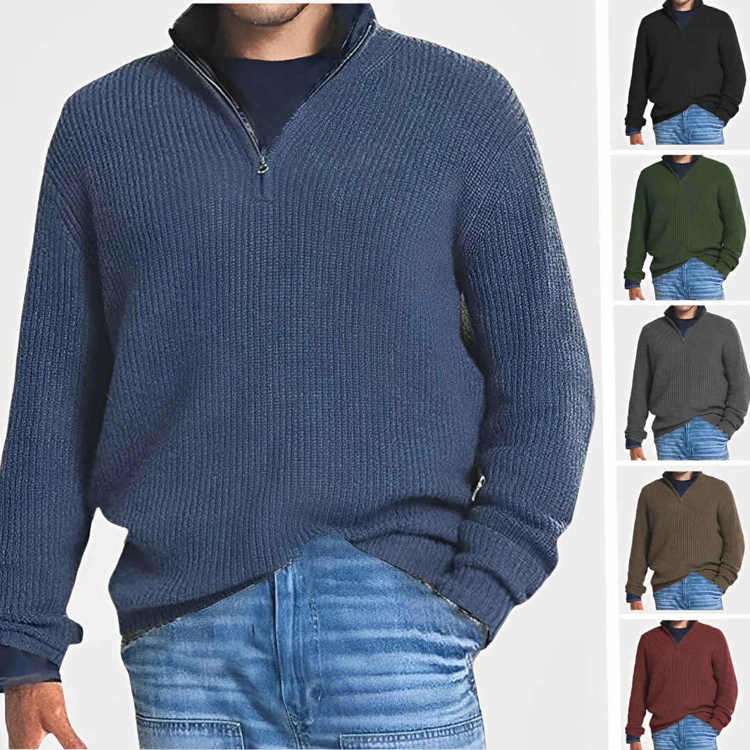 Chic Cotton Knit Sweater