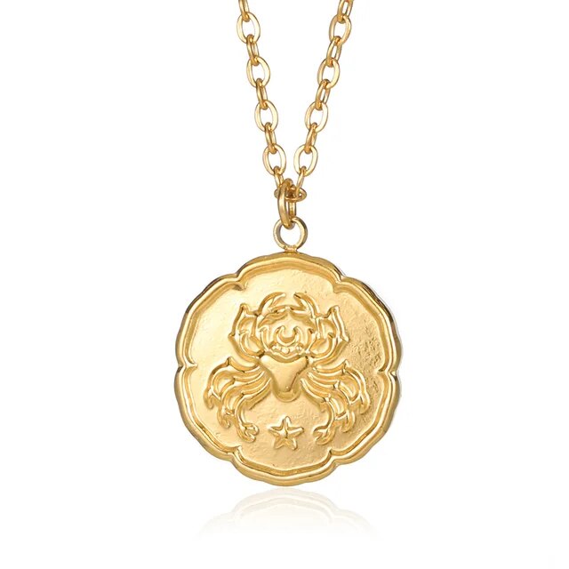 Calla™ Gold Plated Zodiac Sign Necklace