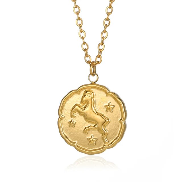 Calla™ Gold Plated Zodiac Sign Necklace