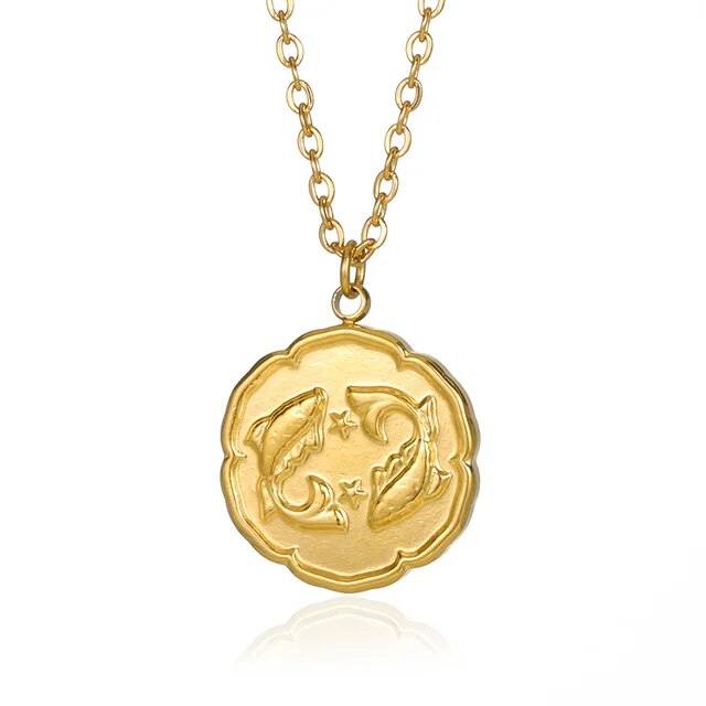 Calla™ Gold Plated Zodiac Sign Necklace