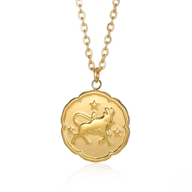 Calla™ Gold Plated Zodiac Sign Necklace